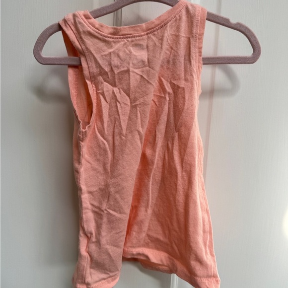 Old Navy 2T Girls Pink/Orange Floral Love Tank Top Shirt Blouse - Picture 5 of 5